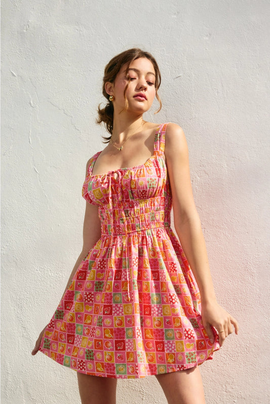 Tropical Citrus Dress