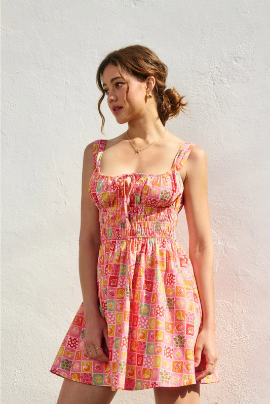 Tropical Citrus Dress