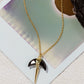 Crescent Onyx Necklace